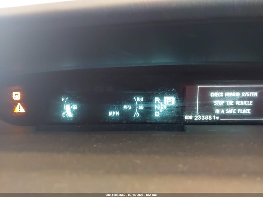 2013 TOYOTA PRIUS auction photo 7