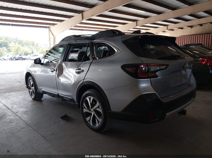 Vin: 4s4btanc8n3222960, lot: 46586291, subaru outback limited 20223