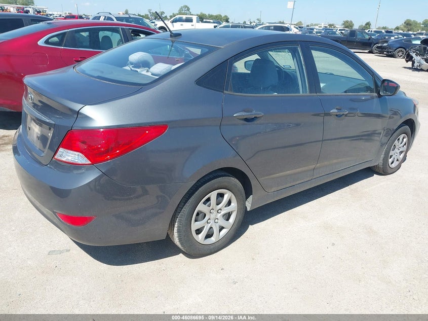 Vin: kmhct4ae3cu241761, lot: 46586302, hyundai accent gls 20124