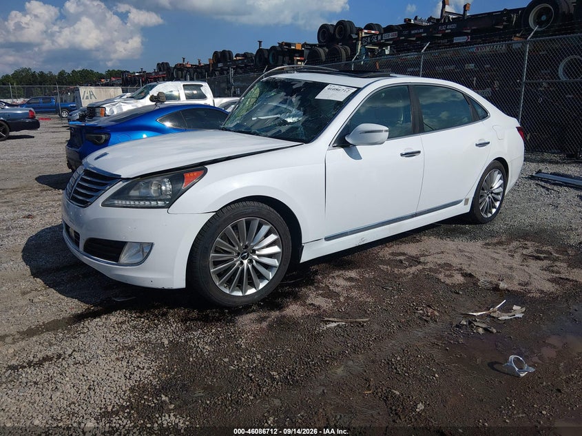 Vin: kmhgh4jh3fu094276, lot: 46586319, hyundai equus signature 20152