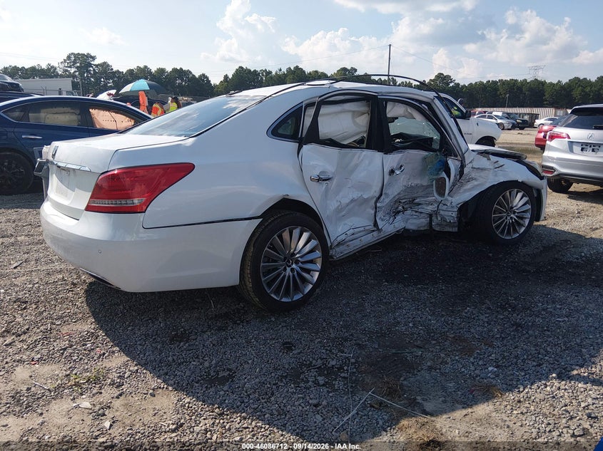 Vin: kmhgh4jh3fu094276, lot: 46586319, hyundai equus signature 20154