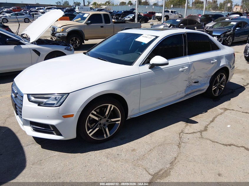 Vin: waulmaf40ja125896, lot: 46586329, audi a4 2.0t tech ultra premium/2.0t ultra premium 20182