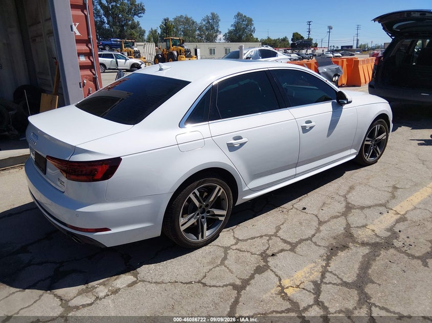 Vin: waulmaf40ja125896, lot: 46586329, audi a4 2.0t tech ultra premium/2.0t ultra premium 20184