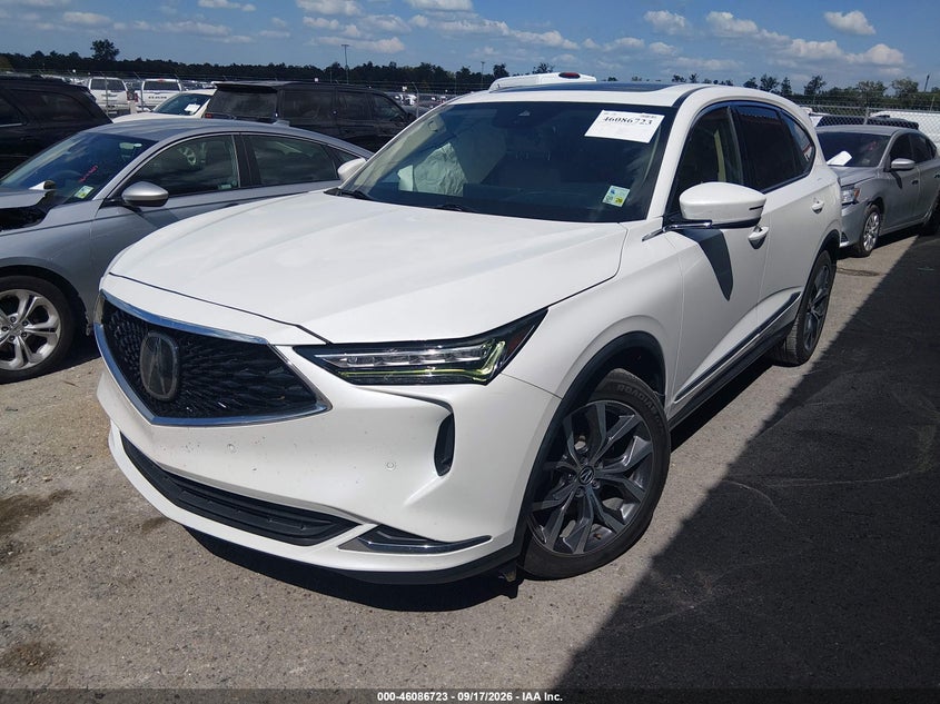 Vin: 5j8yd9h47nl003276, lot: 46586330, acura mdx technology package 20222