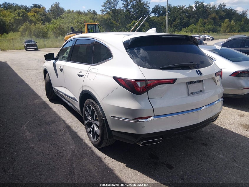 Vin: 5j8yd9h47nl003276, lot: 46586330, acura mdx technology package 20223