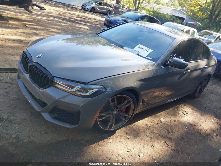 Vin: wba13bk07mcf97303, lot: 46586358, bmw m550i xdrive 20212