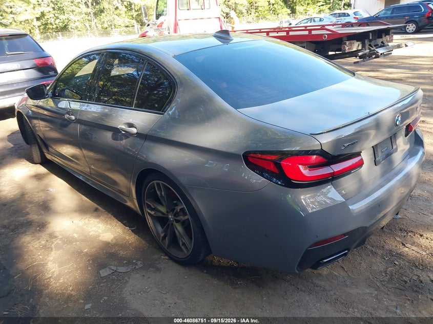 Vin: wba13bk07mcf97303, lot: 46586358, bmw m550i xdrive 20213