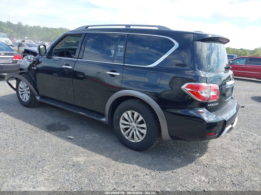 Vin: jn8ay2nc0h9510811, lot: 46586366, nissan armada sv 20173