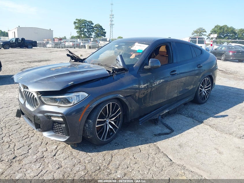Vin: 5uxcy6c06m9d88911, lot: 46586373, bmw x6 xdrive40i 20212