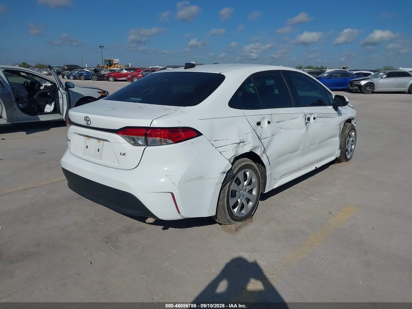 Vin: 5yfb4mde3pp069128, lot: 46586393, toyota corolla le 20234