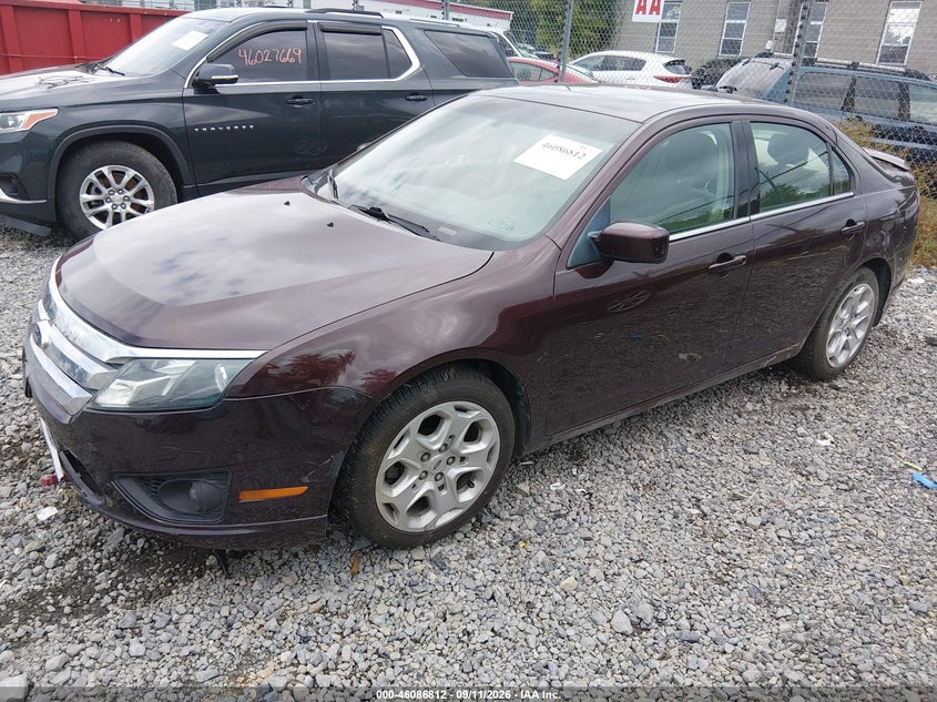 Vin: 3fahp0ha0br165230, lot: 46586419, ford fusion se 20112