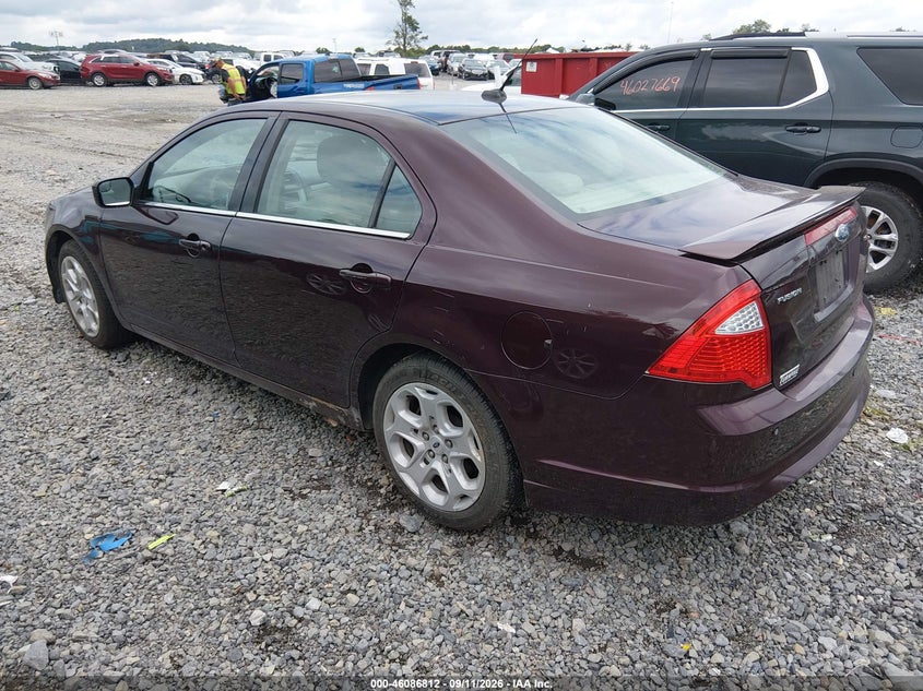 Vin: 3fahp0ha0br165230, lot: 46586419, ford fusion se 20113