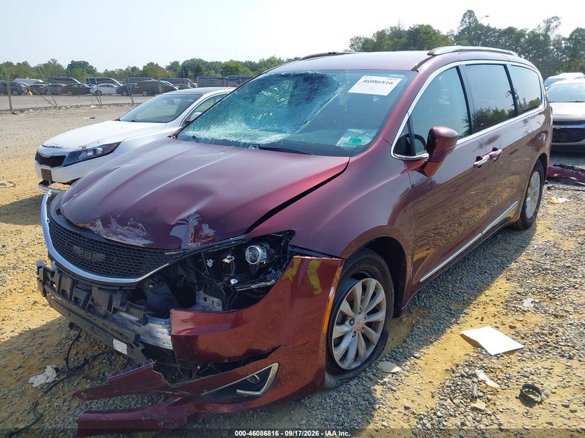 Vin: 2c4rc1bg6kr554876, lot: 46586423, chrysler pacifica touring l 20192