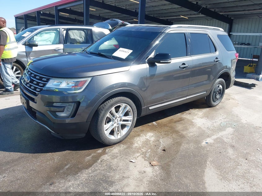 Vin: 1fm5k8d80hgb52812, lot: 46586430, ford explorer xlt 20172