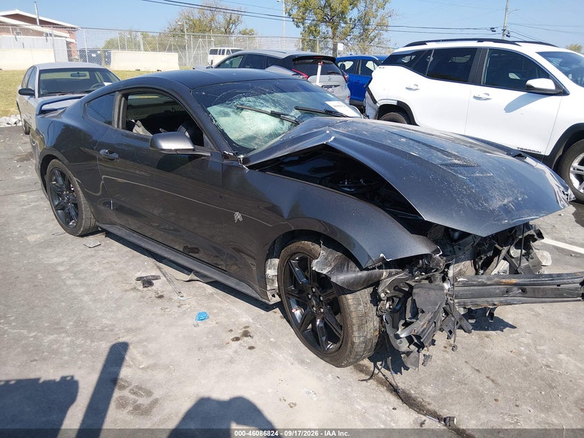 Vin: 1fa6p8th9k5199955, lot: 46586431, ford mustang ecoboost premium 2019 img_1