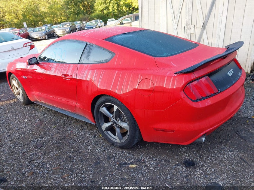 Vin: 1fa6p8cfxh5228676, lot: 46586437, ford mustang gt 20173
