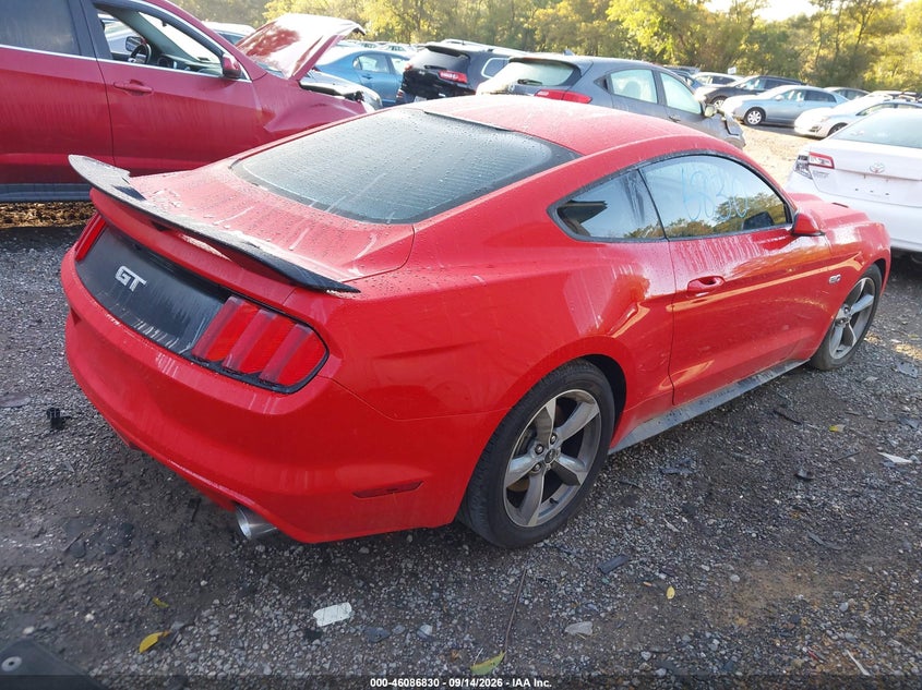 Vin: 1fa6p8cfxh5228676, lot: 46586437, ford mustang gt 20174