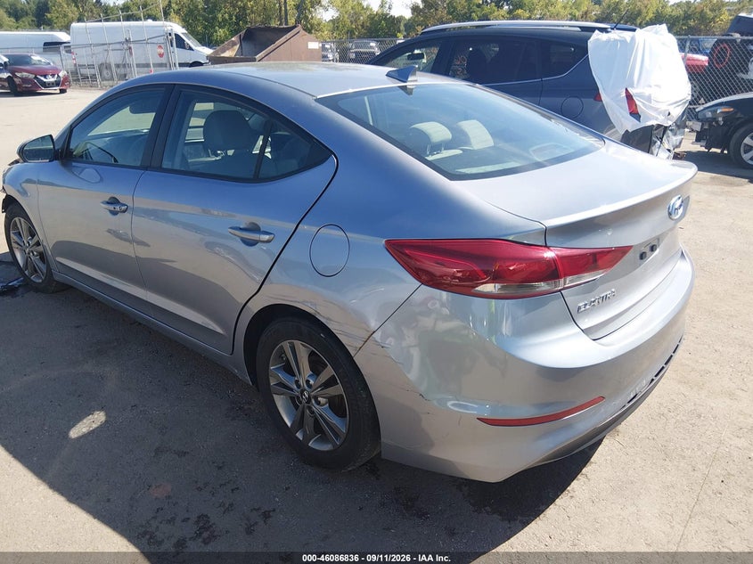Vin: 5npd84lf3hh021764, lot: 46586443, hyundai elantra se 20173