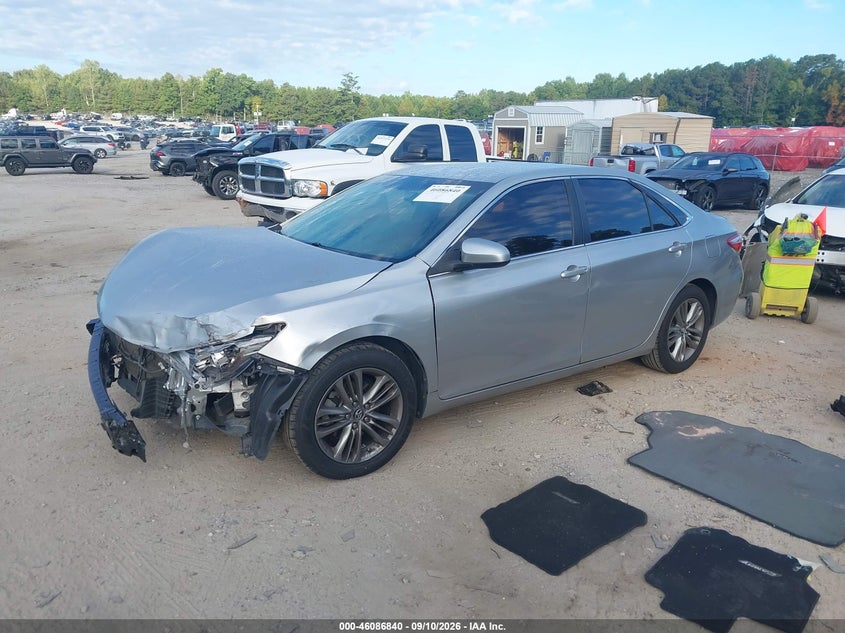 Vin: 4t1bf1fk9gu215333, lot: 46586447, toyota camry se 20162