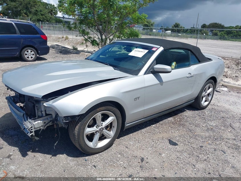 Vin: 1zvbp8fh4a5105478, lot: 46586460, ford mustang gt premium 20102