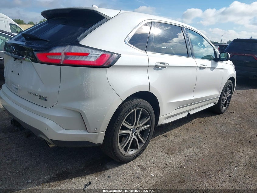 Vin: 2fmpk4k97kbc06070, lot: 46586468, ford edge titanium 20194