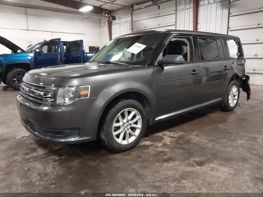 Vin: 2fmgk5b89fba02471, lot: 46586469, ford flex se 20152