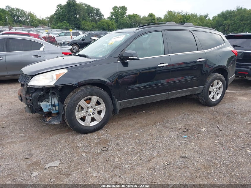 Vin: 1gnkrjed8cj369341, lot: 46586472, chevrolet traverse 2lt 20122