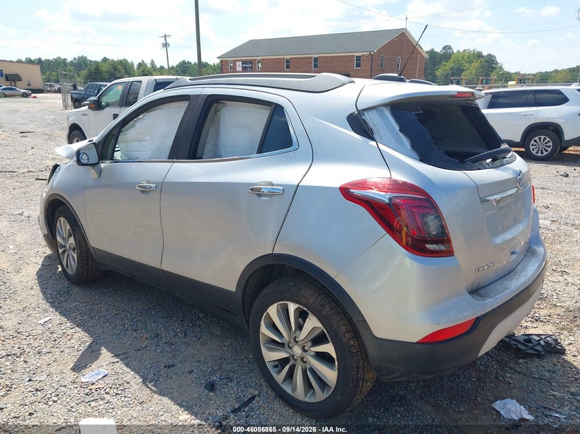 Vin: kl4cjasb7hb090529, lot: 46586473, buick encore preferred 20173