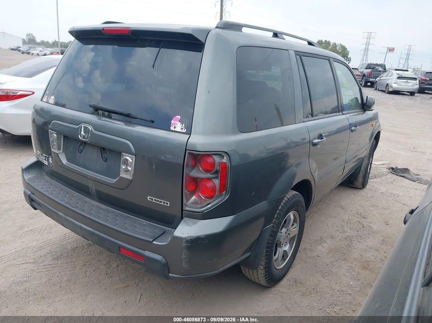 2007 HONDA PILOT auction photo 4