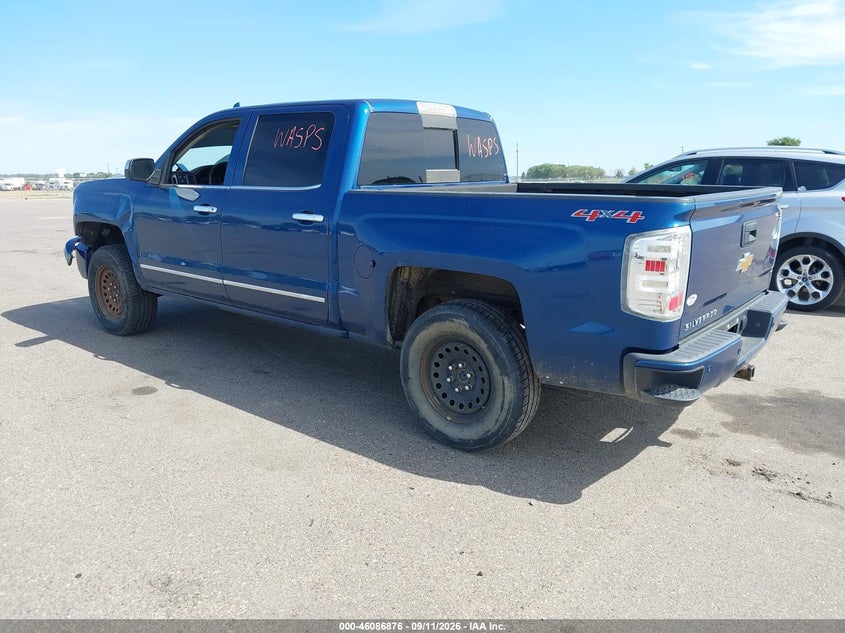 Vin: 3gcuktecxfg408283, lot: 46586483, chevrolet silverado 1500 high country 20153