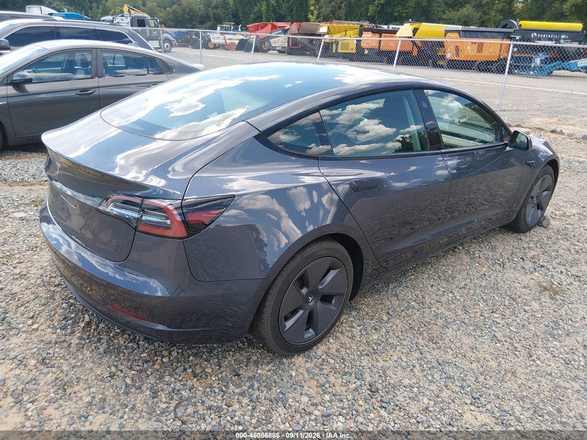 Vin: 5yj3e1ea5pf407247, lot: 46586492, tesla model 3 rear-wheel drive 20234