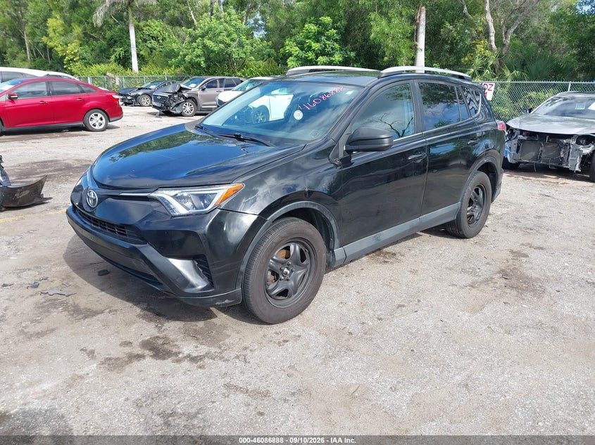 Vin: 2t3bfrev3gw529237, lot: 46586495, toyota rav4 le 20162