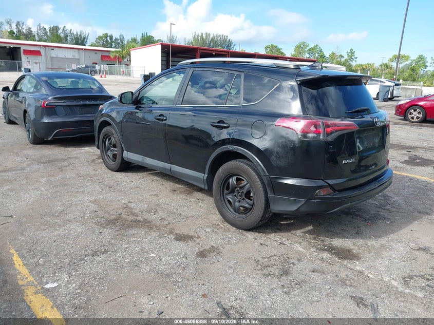 Vin: 2t3bfrev3gw529237, lot: 46586495, toyota rav4 le 20163