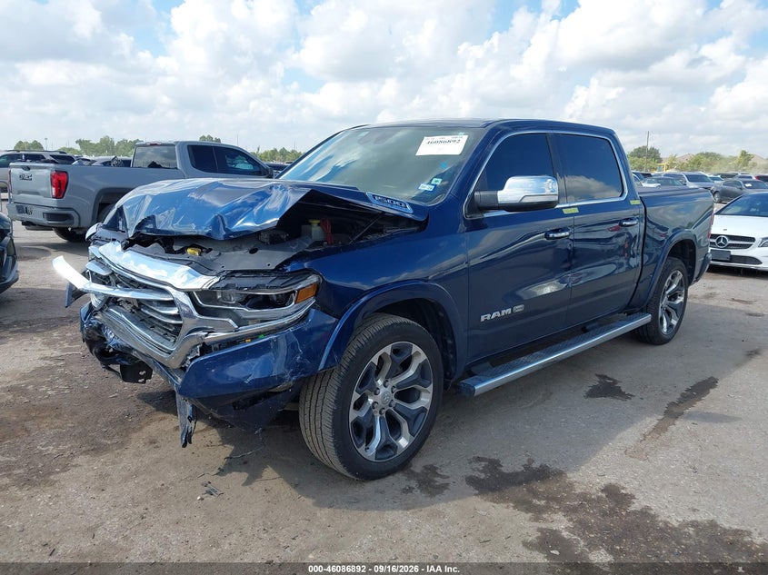 Vin: 1c6srfkt6mn823508, lot: 46586499, ram 1500 limited longhorn  4x4 5'7 box 20212