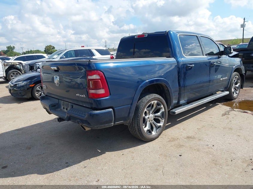 Vin: 1c6srfkt6mn823508, lot: 46586499, ram 1500 limited longhorn  4x4 5'7 box 20214