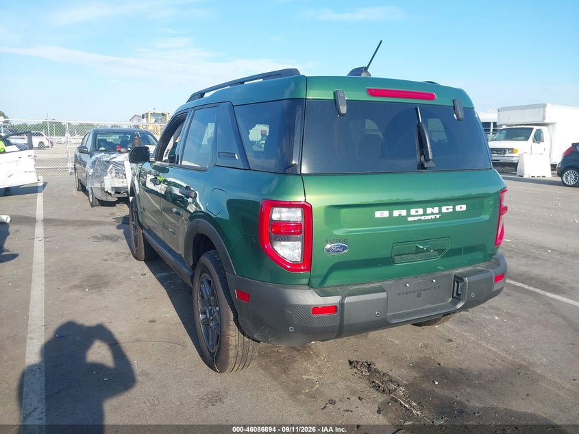 Vin: 3fmcr9bn2srf32946, lot: 46586501, ford bronco sport big bend 20253