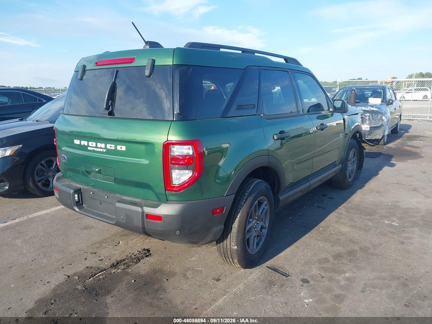 Vin: 3fmcr9bn2srf32946, lot: 46586501, ford bronco sport big bend 20254