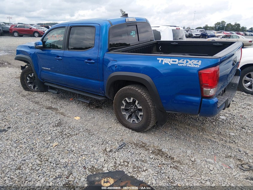 Vin: 3tmcz5an9hm057140, lot: 46586512, toyota tacoma trd off road 20173
