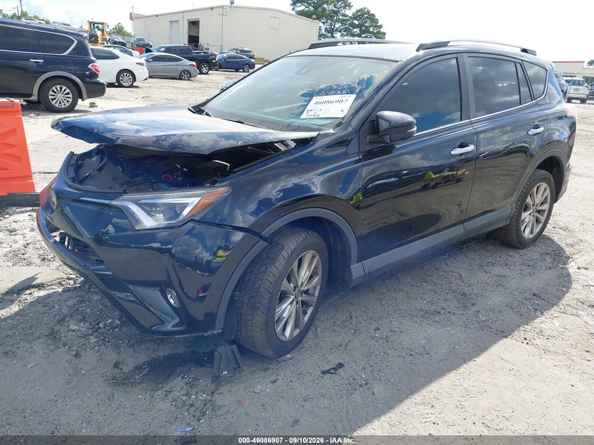 Vin: 2t3yfrev1jw505374, lot: 46586514, toyota rav4 limited 20182