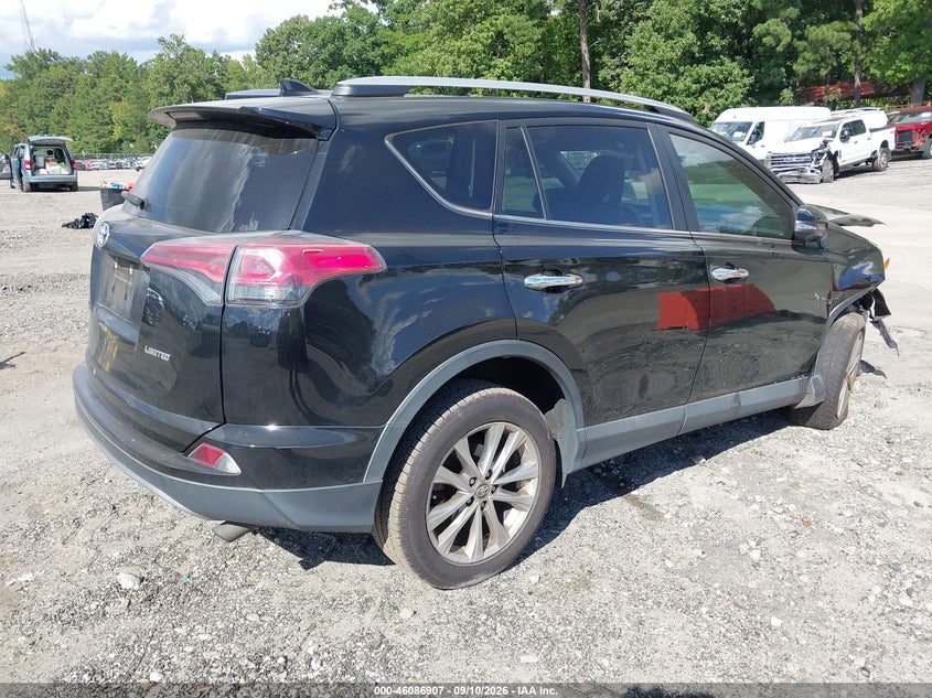 Vin: 2t3yfrev1jw505374, lot: 46586514, toyota rav4 limited 20184