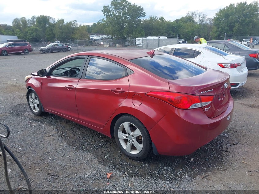Vin: kmhdh4aexcu437427, lot: 46586535, hyundai elantra gls (ulsan plant) 20123