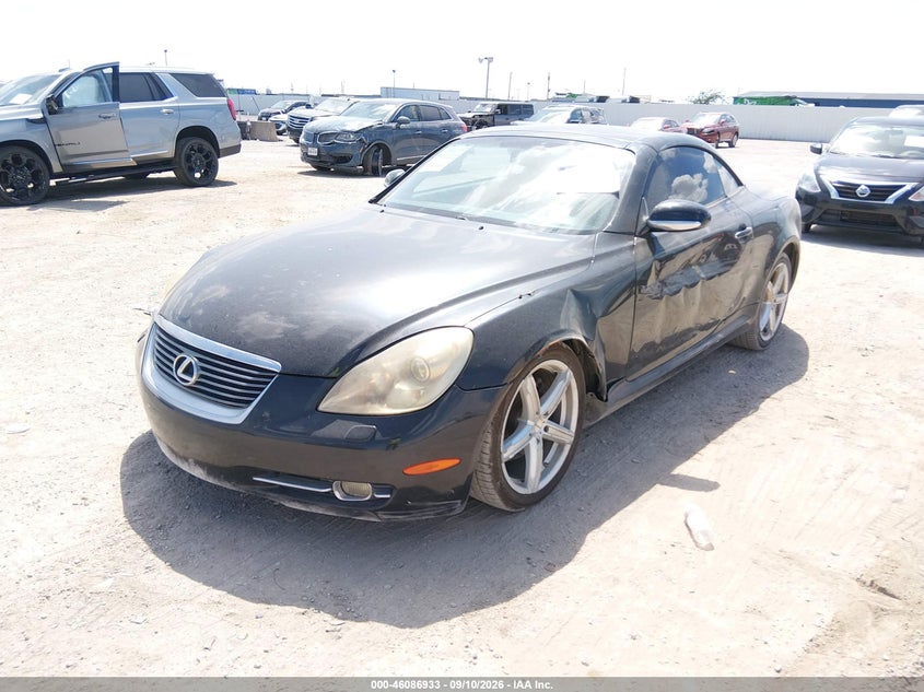 2007 Lexus SC, Left Side, IAAI, VIN JTHFN45Y579016104 — photo 2