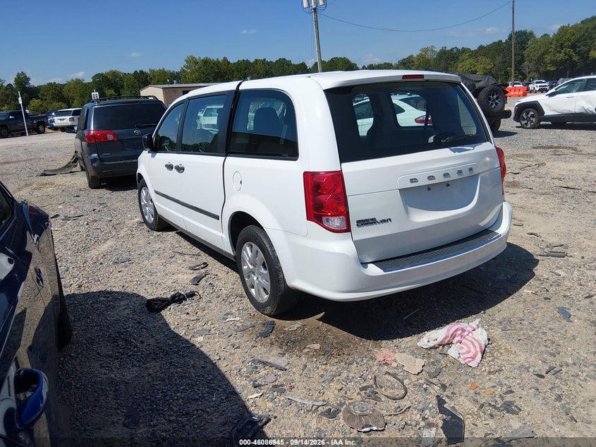 Vin: 2c4rdgbg7er187037, lot: 46586552, dodge grand caravan american value pkg 20143