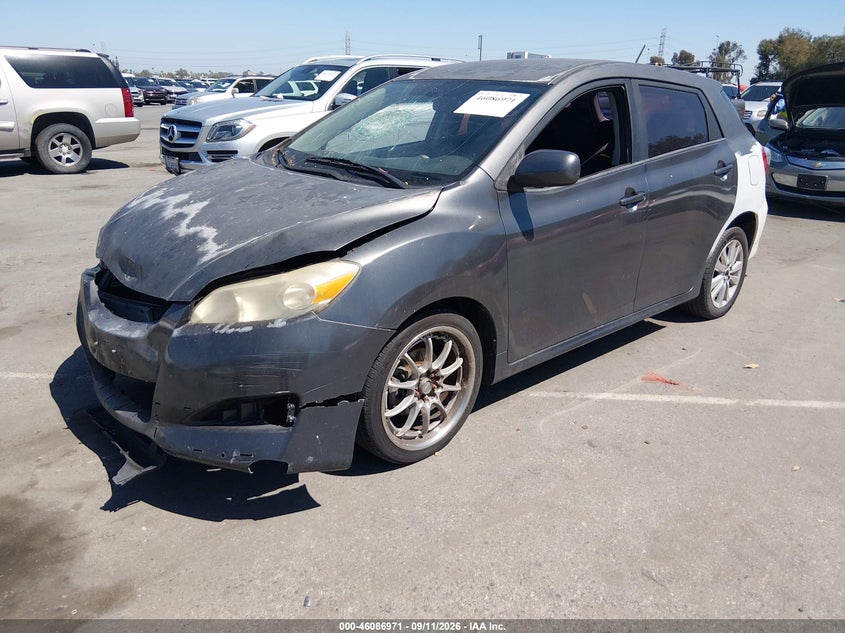 Vin: 2t1ku4ee3ac419024, lot: 46586578, toyota matrix 20102