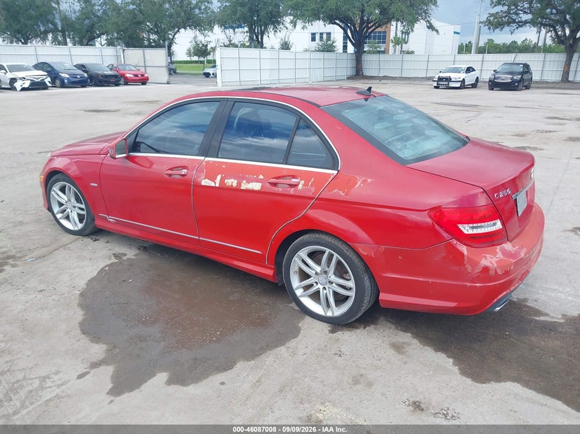 2012 MERCEDES-BENZ C 250 auction photo 3