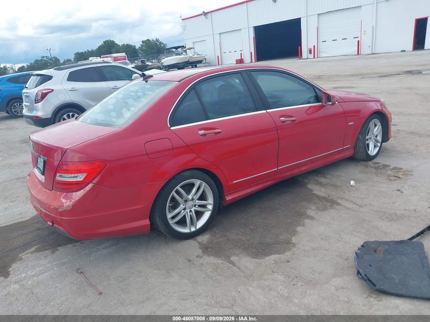 2012 MERCEDES-BENZ C 250 auction photo 4