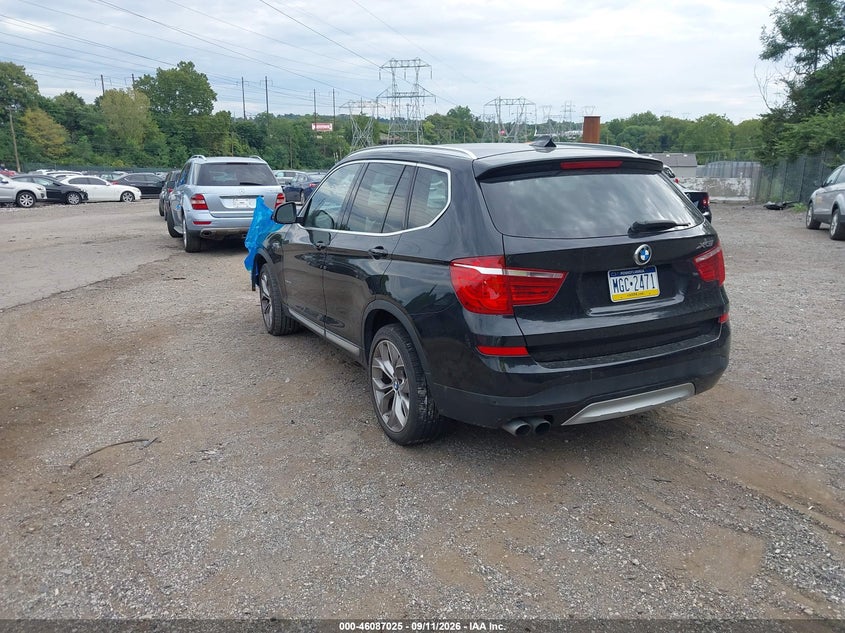 Vin: 5uxwx7c50g0r17499, lot: 46586632, bmw x3 xdrive35i 20163