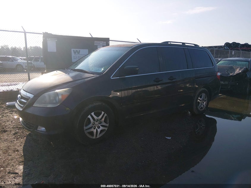 2005 Honda Odyssey, Rear, IAAI, VIN 5FNRL38895B096214 — photo 2