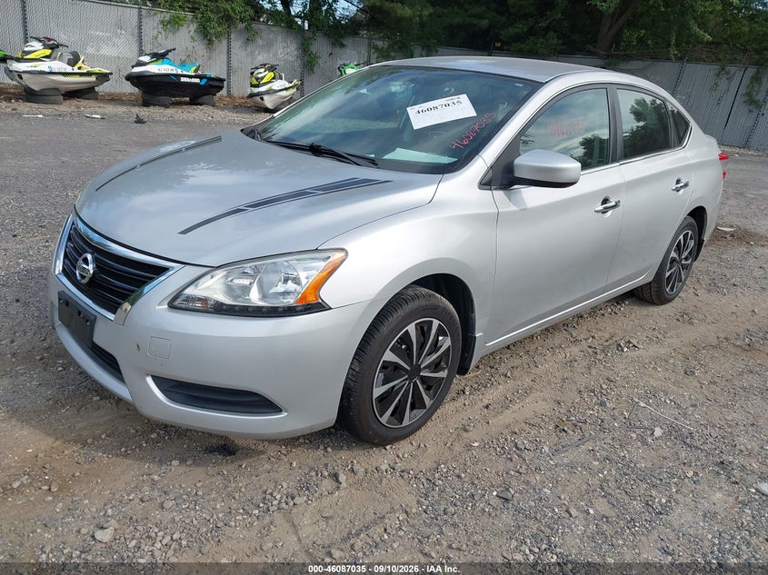 2014 Nissan Sentra, Обычный износ, IAAI, VIN 3N1AB7AP1EY299498 — фото 2