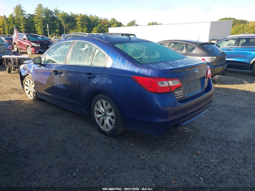 Vin: 4s3bnad68f3016470, lot: 46586649, subaru legacy 2.5i premium 20153